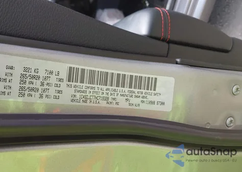 2017 Dodge Durango R/T Awd from USA, damaged, VIN 1C4SDJCT7HC719328